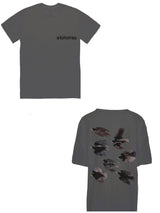 Birds on Back T-Shirt (Grey)